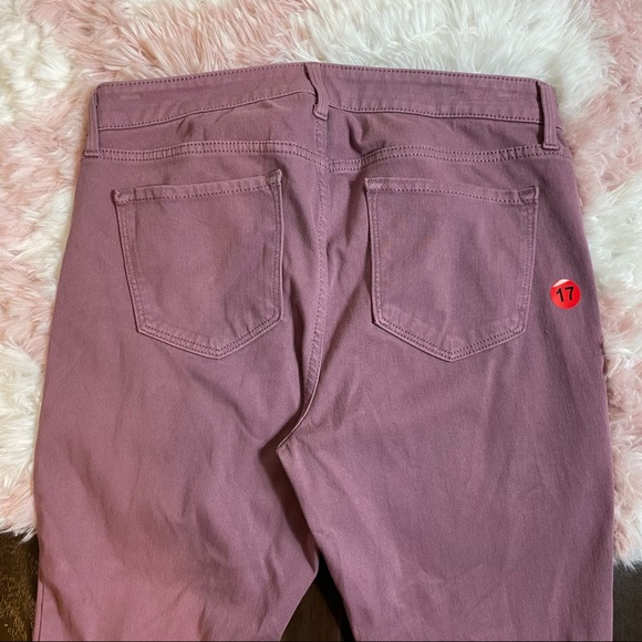 Old Navy Rockstar Mauve Skinny Jeans Size 14 - Picture 2 of 4